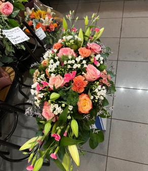 Coussin mortuaire dernier hommage 