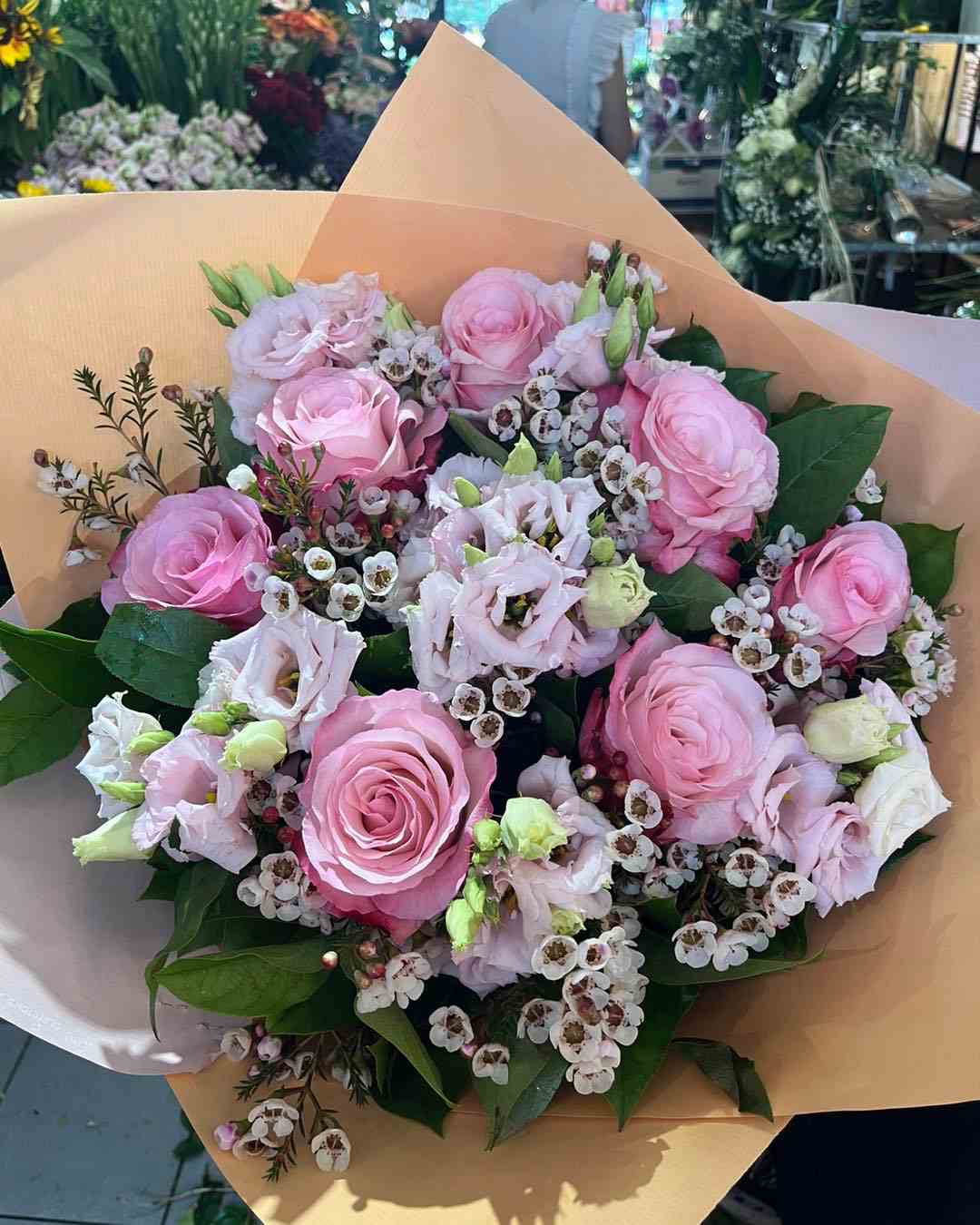 Presation bouquet personnalisé